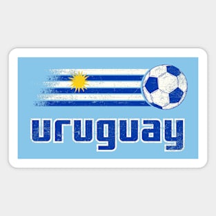 Uruguay Soccer Retro Vintage Magnet